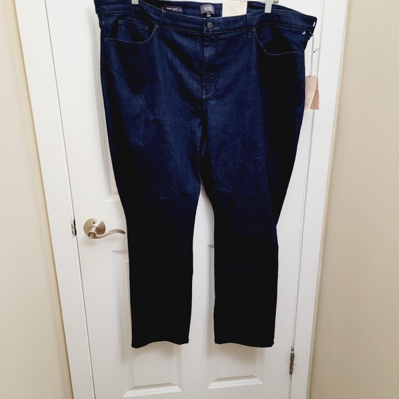 NYDJ Sheri Slim Rinse Skinny Jeans In Plus Size Petite - Picture 3 of 7